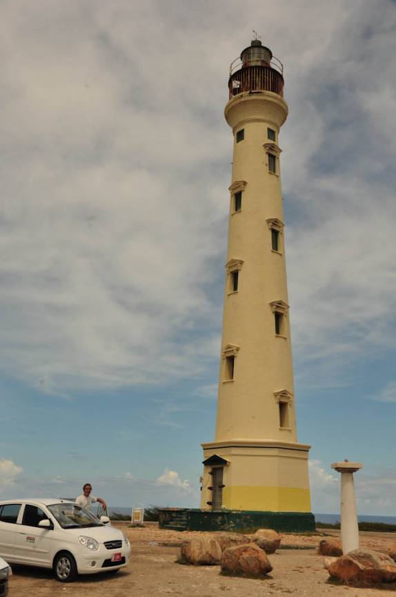 Farol no norte de Aruba
